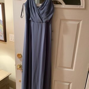 New levkoff dress, slate blue. Style 7035